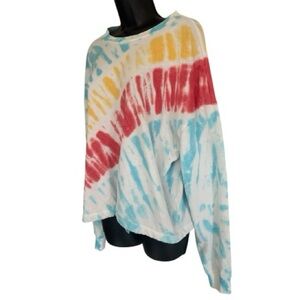 Juniors Tie-Dye Long Sleeve Top Size XXL